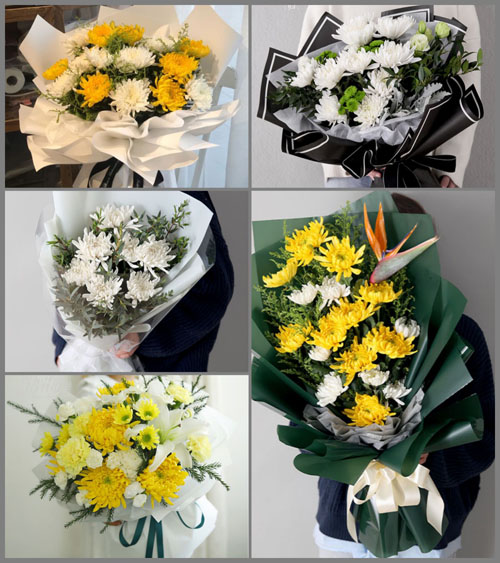 广东梅州市蕉岭县广福镇大坝村白事花束代送